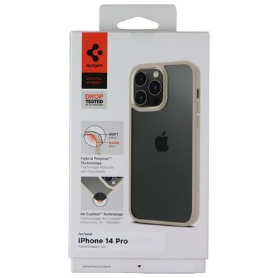 Spigen Crystal Hybrid Series Case for Apple iPhone 14 Pro - Beige
