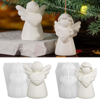 2 StüCk Silikonform Engel , Silikonformen GießFormen Weihnachten Engel GießForme
