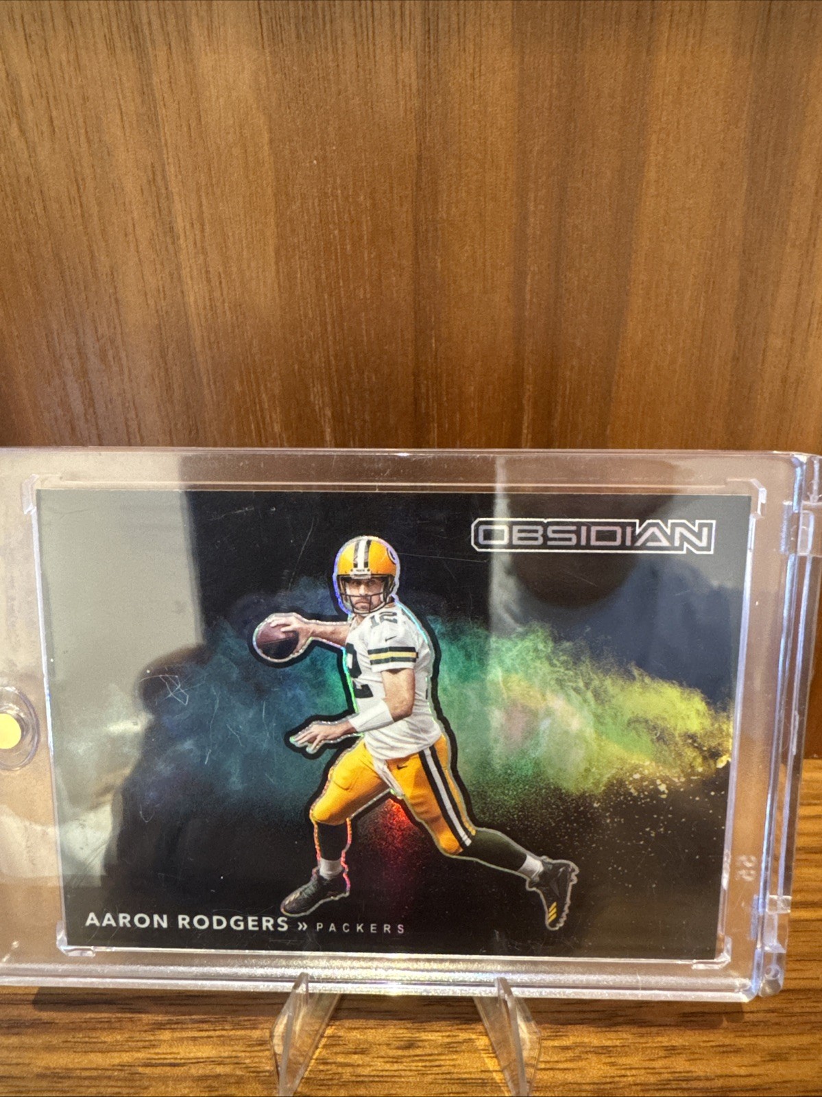 2021 Panini Obsidian Aaron Rodgers COLORBLAST CASE HIT SSP #CB-3 HOF!!!