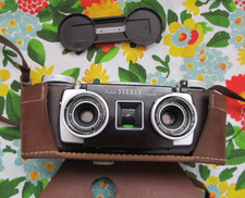 Vintage 1950's Kodak Stereo camera and leather case
