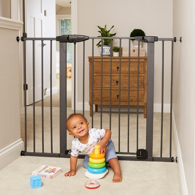 #ad Toddleroo By North States Riverstone Extra Tall Wide Baby Gate Pressure $126.81