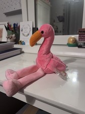 Ty Beanie Babies Pinky The Flamingo Vintage 1995 Retired