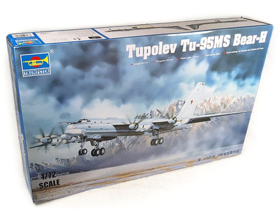 TRUMPETER Tupolev Tu-95MS Bear-H 1/72 Kit 01601 Open Box Sealed Bags Complete