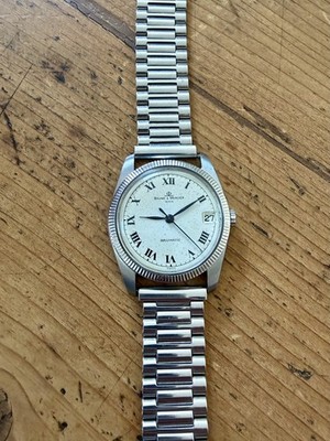 Baume Mercier Baumatic 1185 Vintage Micro Rotor Buren 34mm unpoliert