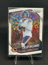 2025 Panini Prizm Caleb Williams White Disco Prizm Chicago Bears #124