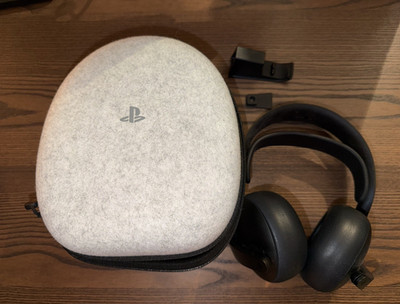Sony PULSE Elite Wireless-Headset Schwarz mit USB-Dongle &Case (mit OVP)