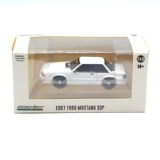 Greenlight 1987 Ford Mustang SSP 1:64 Diecast Hobby Exclusive