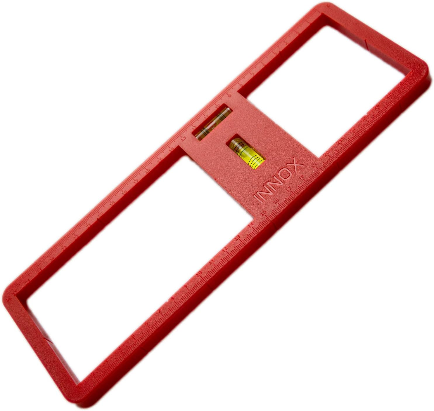 Electrical Socket Back Box Cutting Template - with Vertical and Horizontal Spiri