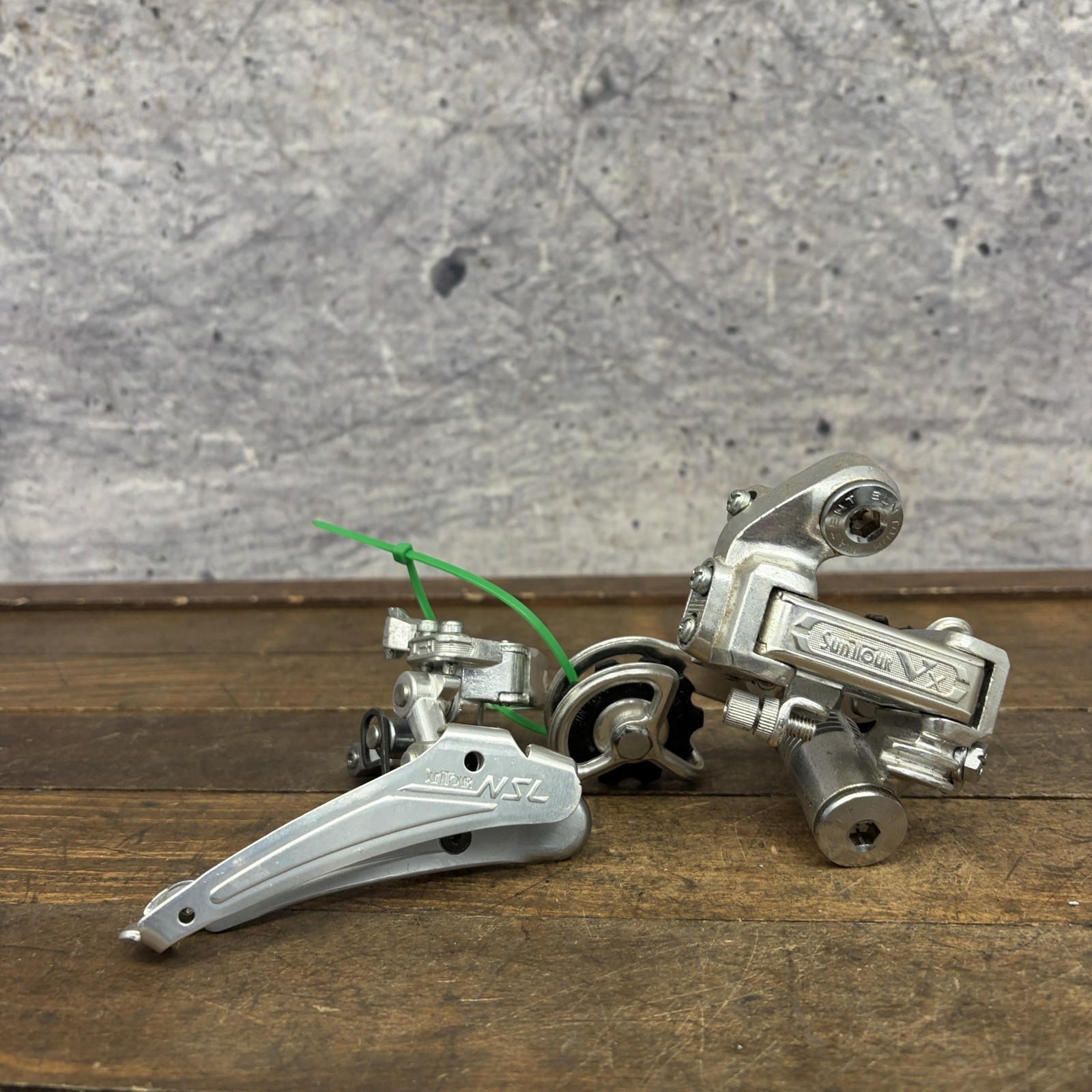 Vintage SunTour VX-S Rear & Front Derailleur Set NOS Short C