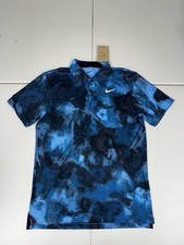 Nike Dri-FIT Tour Golf Stretch Polo Shirt Blue Mens FD5935-451 $80 Pick Size NWT