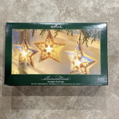 2005 Hallmark QLM7982 ''Starlight Starbright'' Illuminations Ornaments