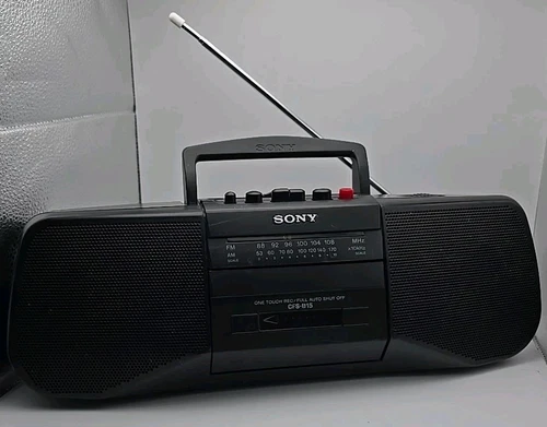 Sony CFS-B15 Portable AM/FM Radio Cassette-radio Recorder Fully Tested & Working