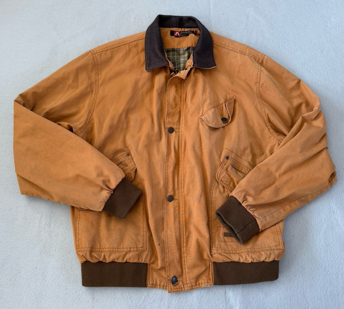 Kakadu Traders Australia Jacket Mens XL Brown 5B21 Bomber Chore