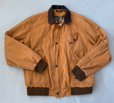 ジャケット・アウター madeleine32 Kakadu Traders Australia Jacket Mens XL Brown 5B21 Bomber Chore