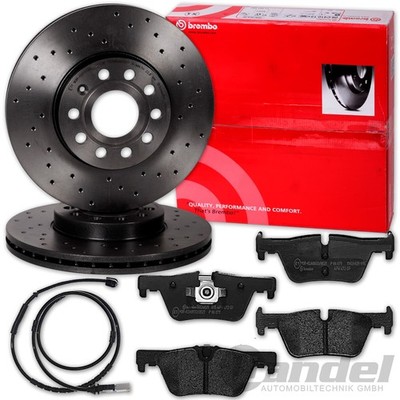 brembo SPORT BREMSSCHEIBEN BELÄGE HINTEN passend für BMW 1er F20 F21 2er F22 F23