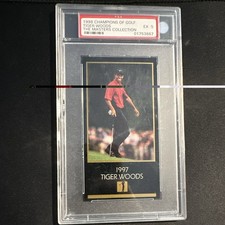 Grand Slam Ventures 1997 Champions Of Golf Masters Tiger Woods Psa 5