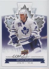 2017 Upper Deck Toronto Maple Leafs Centennial Blue Die-Cut Bryan Berard #16 0a1