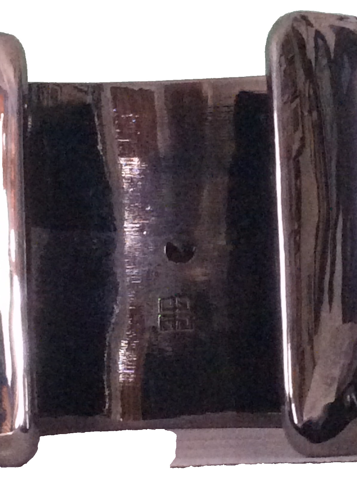 Women's Givenchy Black Cuff Bracelet with Silver Rhinestones thumbnail 6