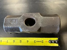 Antique 1900's ATHA 850 Sledgehammer Head 8 lbs - Railroad Farm Blacksmith Tool