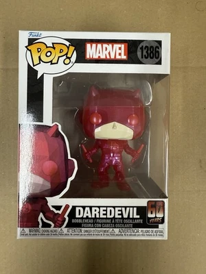 Funko Pop! Marvel: Dd 60th– Daredevil - (Facet) ​ - Marvel Comics - #1386 NEW A4