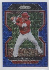 2022 Panini Prizm Tier II Blue Donut Circle Prizm 139/199 Mike Trout #138 0s1o