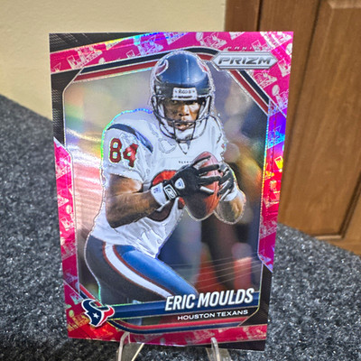 Panini 2025 Prizm Football Eric Moulds Pink Prizm #53 /199 Houston SBlogo Texans