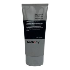 Anthony For Men Shave Gel Sensitive Skin Paraben Free 6 oz