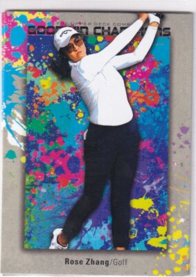 2024 Upper Deck Goodwin Champions No. 136 Rose Zhang Splash of Color