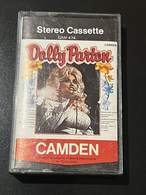 DOLLY PARTON Cassette 1977 Camden CAM 474 Red Text On Cassette Version