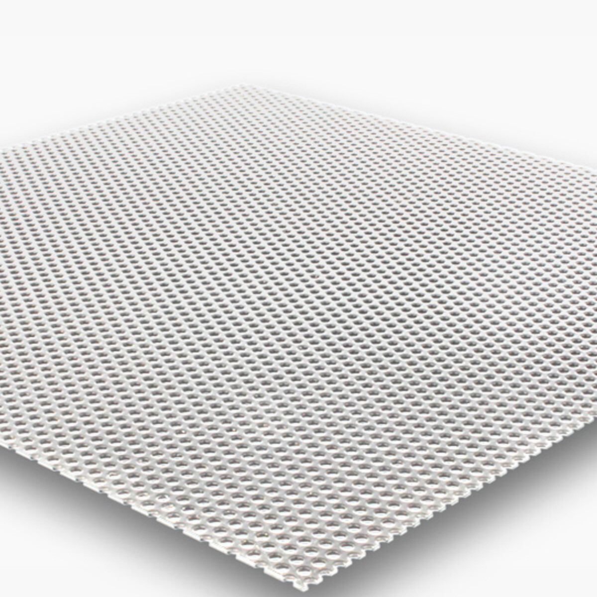 Lochblech Weiss aus 1mm oder 2mm Aluminium auf Maß geschnitten RAL 9016