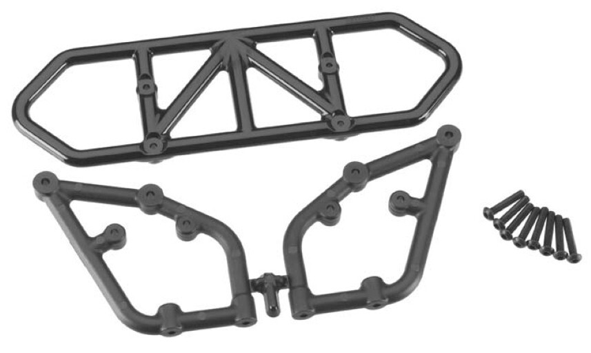RPM 81002 Rear Bumper Black Slash 2wd
