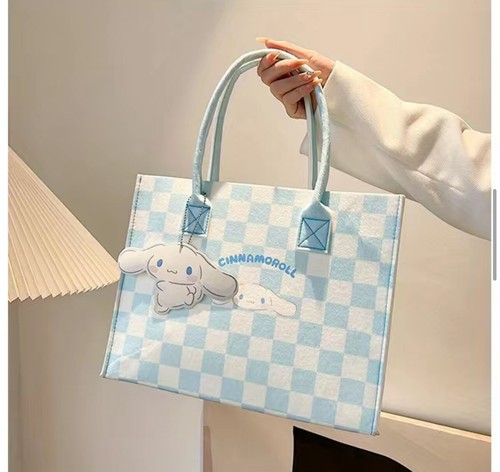 Cinnamoroll Tote Bag Sanrio Miniso Kawaii Blue Reusable - Picture 3 of 9