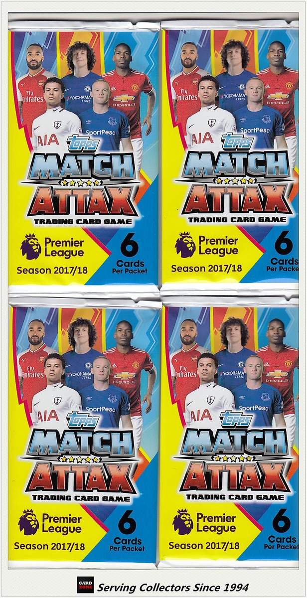 2017-18 Topps Match Attax Premier League Soccer 