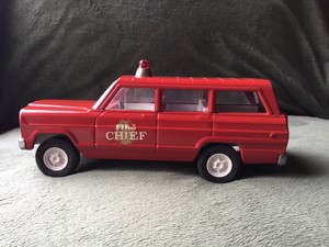 Vintage 1960’s Tonka Jeep Wagoneer Fire Chief #66 Pressed Steel | eBay