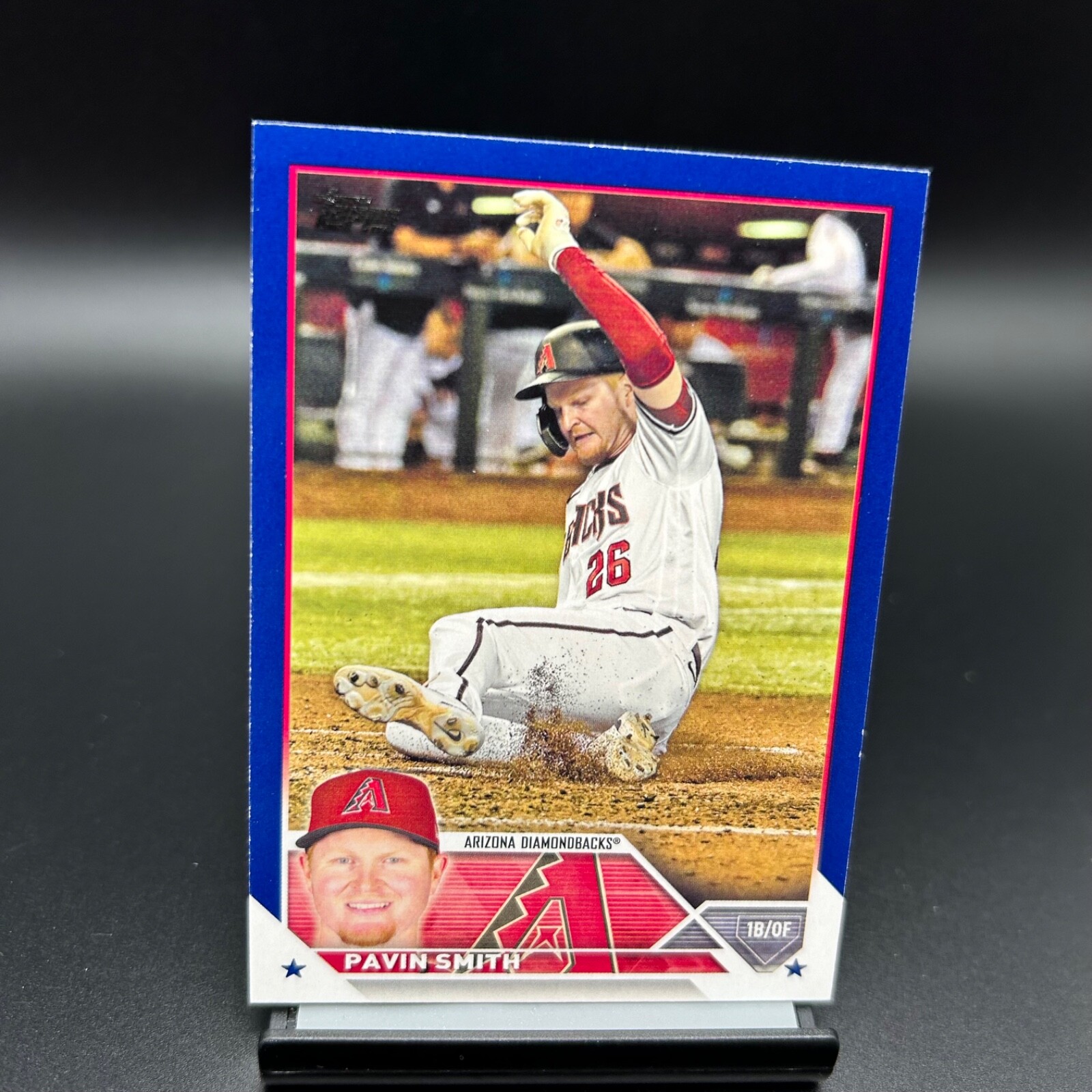 2023 Topps Series 1 #312 Pavin Smith Royal Blue Arizona Diamondbacks