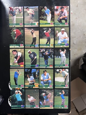 1992 Pro Set Golf European Tour Set E1 thru E20 ~ Singh, Ballesteros & More S1