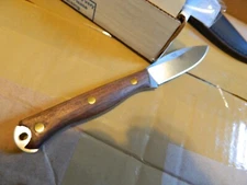 CONDOR SCOTIA HUNTING KNIFE 8 1/4"  1095HC DROP POINT BLADE WALNUT HANDLE LEA SH