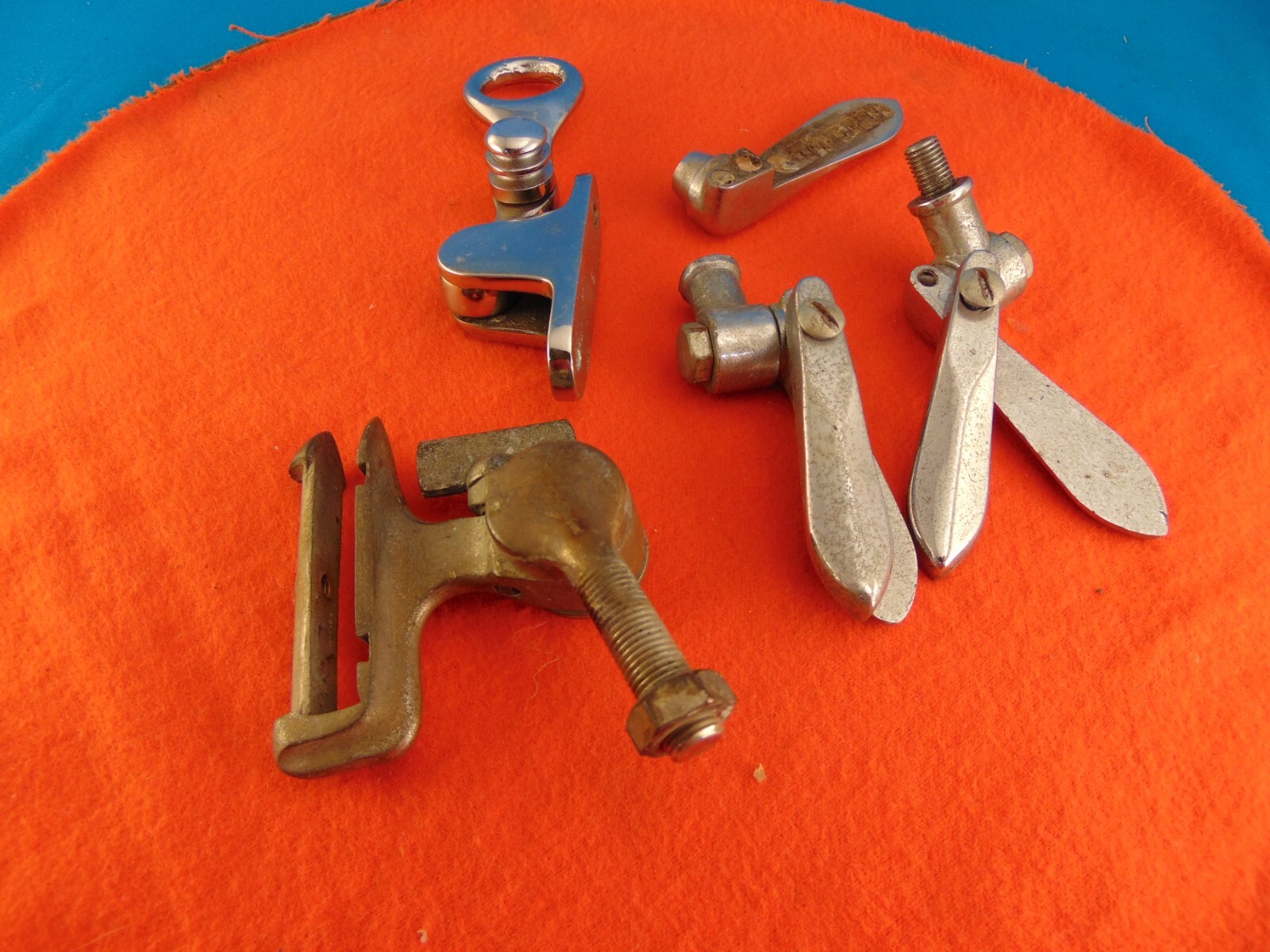 Assorted Antique Car Wind Wing Brackets Lot Application Unknown | eBay