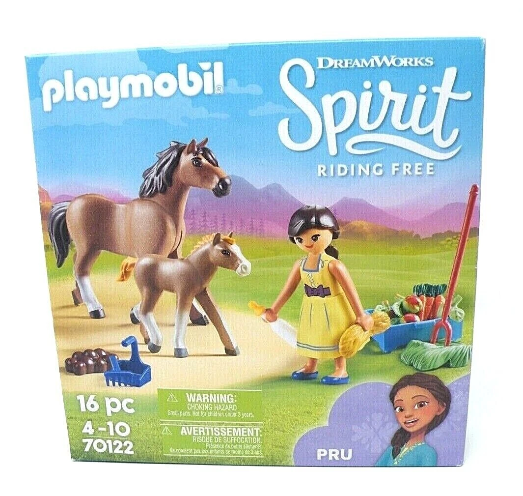Playmobil 70122 Dreamworks Spirit Riding Free Pru with Horse and