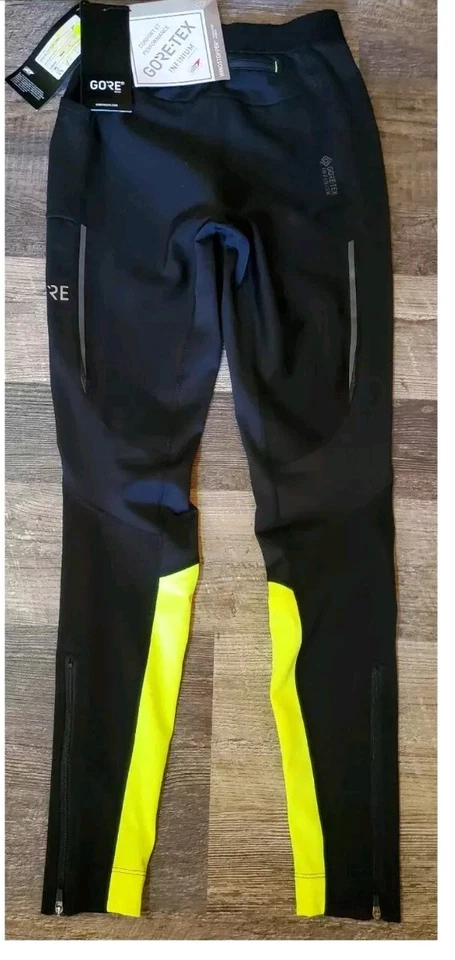 Medias ajustadas Gore-tex infinium negras amarillas neón, negras/amarillas neón XXL unisex  Foto 2 de 4