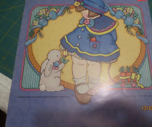 2 Bessie Pease Gutmann -Love is Blind -Mine - Daisy Kingdom Iron on Transfers & - Picture 4 of 4