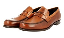 PRADA Leather Loafer Slipper Dress Shoes - Model 2DB135 - Brown -  US 12 EU 45