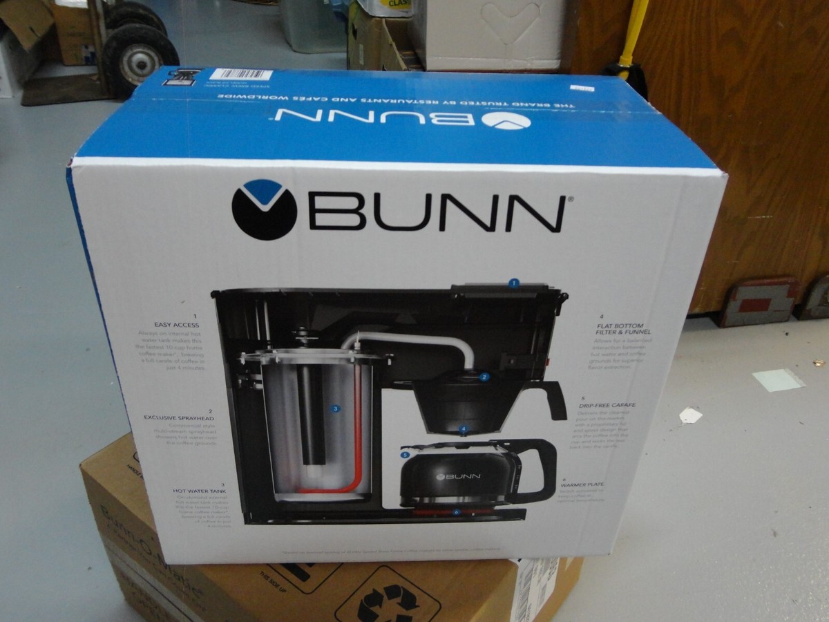 BUNN BX Speed Brew Classic 10-Cup Coffee Brewer, NEW IN BOX w/filters | eBay