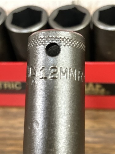 Mac Tools 16-PC. 1/2" Drive Metric Deep Impact Socket Set - 6-PT. SVDPM166TR - Picture 7 of 24