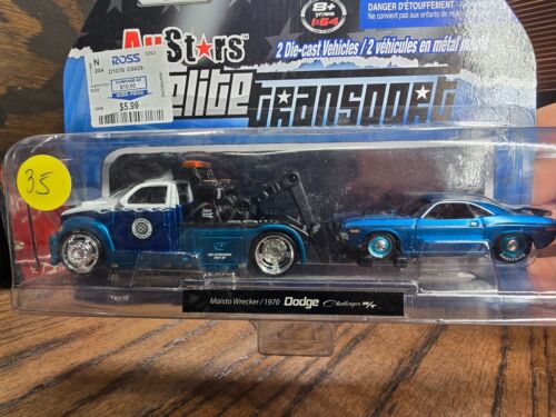 Maisto All Stars Elite Transport Maisto Wrecker/1970 Dodge Challenger R/T - Imagen 2 de 4