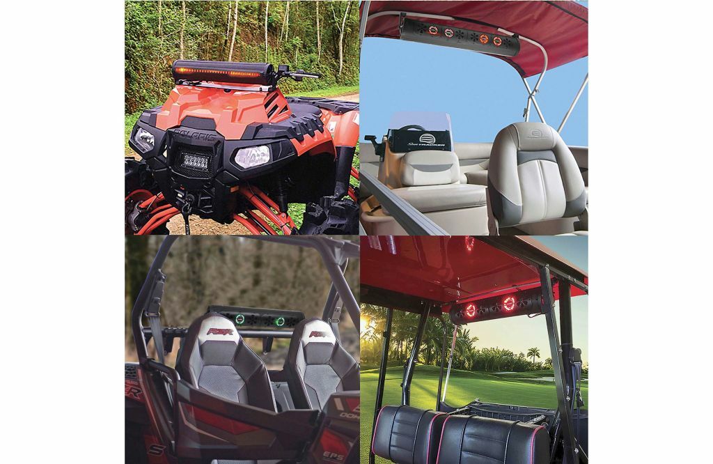 Bazooka 24" Bluetooth Party Sound Bar LED Honda SXS700M2 Pioneer 2014-2020