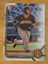 2022 Bowman Paper Prospect #BP-28 Brandon Valenzuela - San Diego Padres
