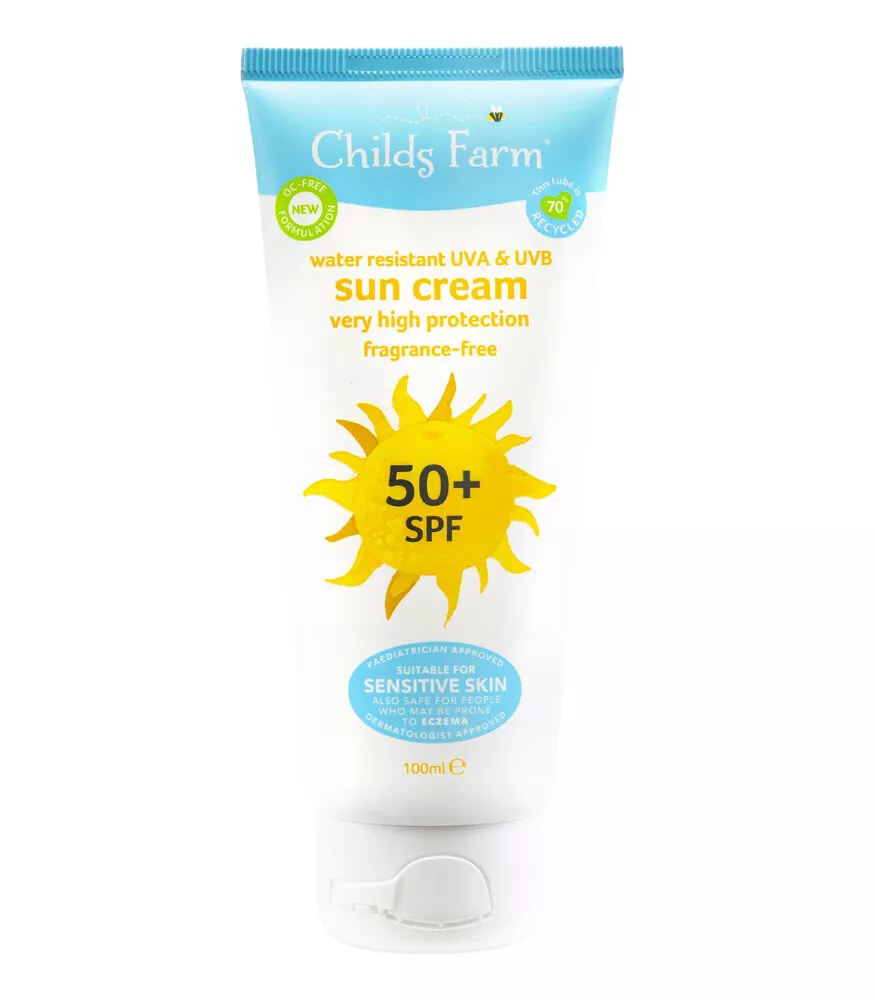 Product Image for Childs Farm SPF 50 Sun Cream Very High UVA/UVB Protection For Sensitive Skin