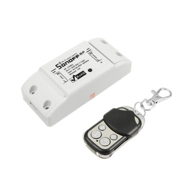 7A 1500W AC90-250V DIY WIFI Funk Schalter Steckdose Modul mit 433MHZ Fernbedienung Con