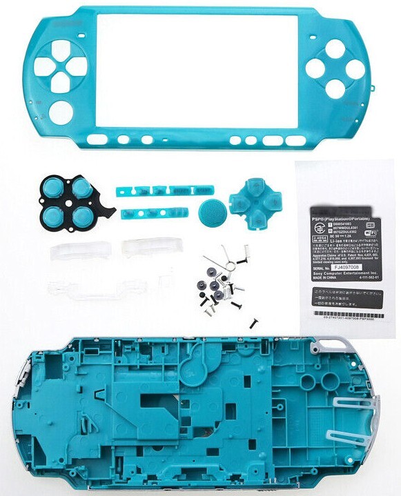 PSP 3000 Replacement Housing Shell + Buttons & Stickers